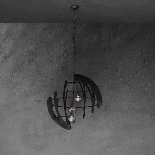 2407 - Lampe suspendue Terra ronde Ø80 cm 