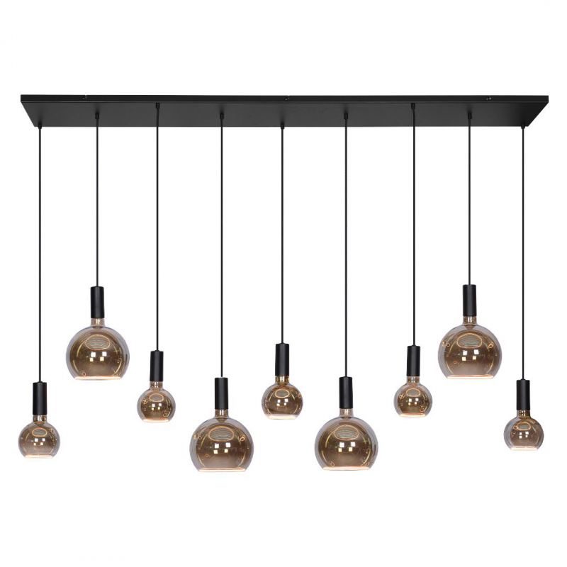 40074 - Segula 007 lampe suspendue droite 170cm - 9 lumières 