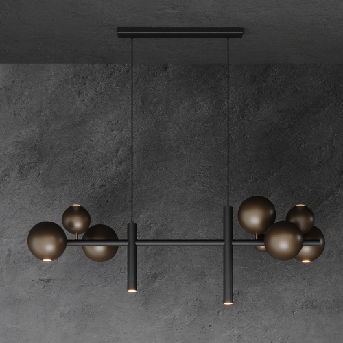 4400 - Urbino lampe suspendue horizontale - 6 lumières 