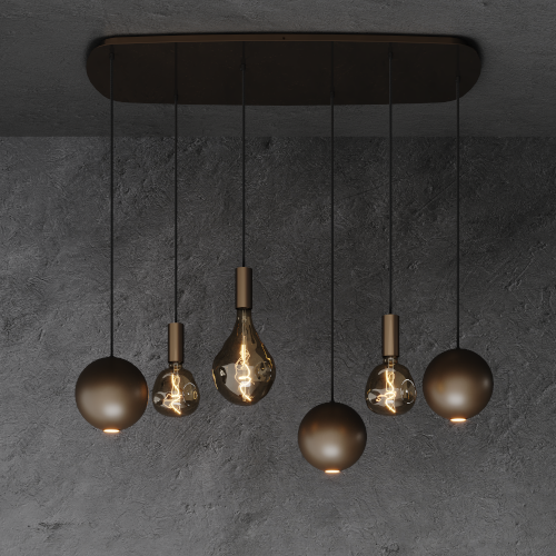4530 - Gerace lampe suspendue ovale danois petite 