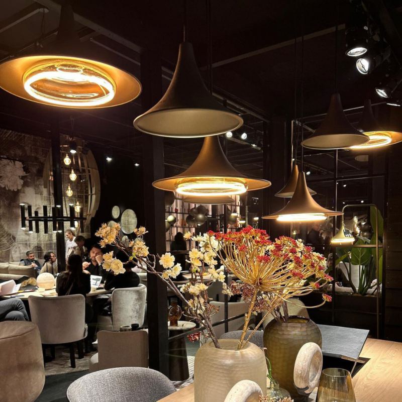6700 - Lampe suspendue Arezzo ovale danois - 8 lumières 