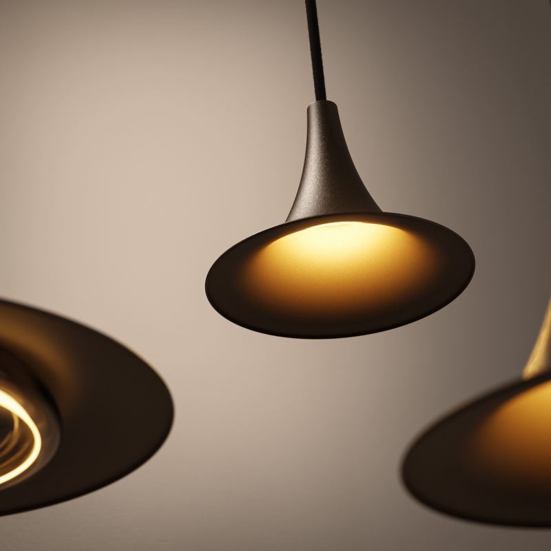 6720 - Lampe suspendue Arezzo ronde Ø50cm - 5 lumières 