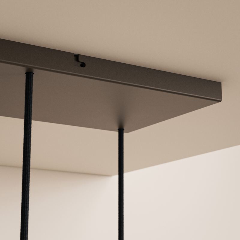 4320 - Lampe suspendue Riva droite 170cm - 9 lumières 