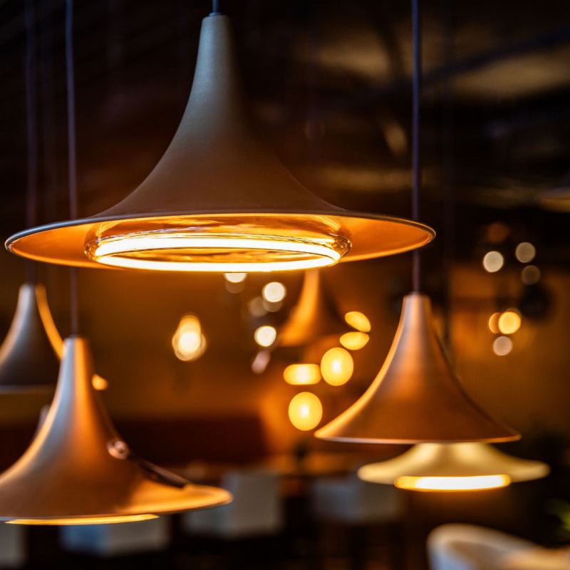 6730 - Lampe suspendue Arezzo droite 145cm - 7 lumières 