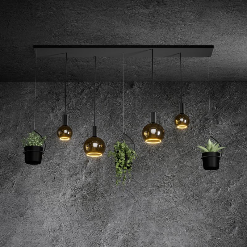 2815 - Bryggen luminaire à plantes droit 