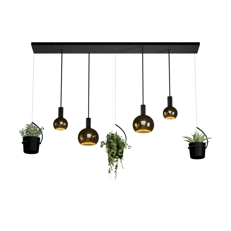 2815 - Bryggen luminaire à plantes droit 