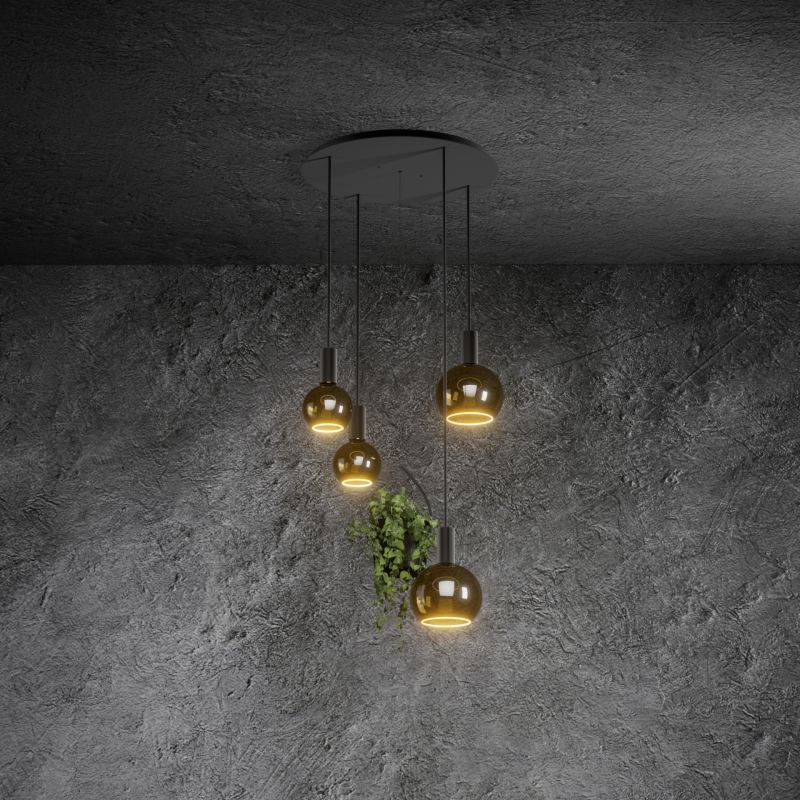 2815 - Bryggen luminaire à plantes ovale 