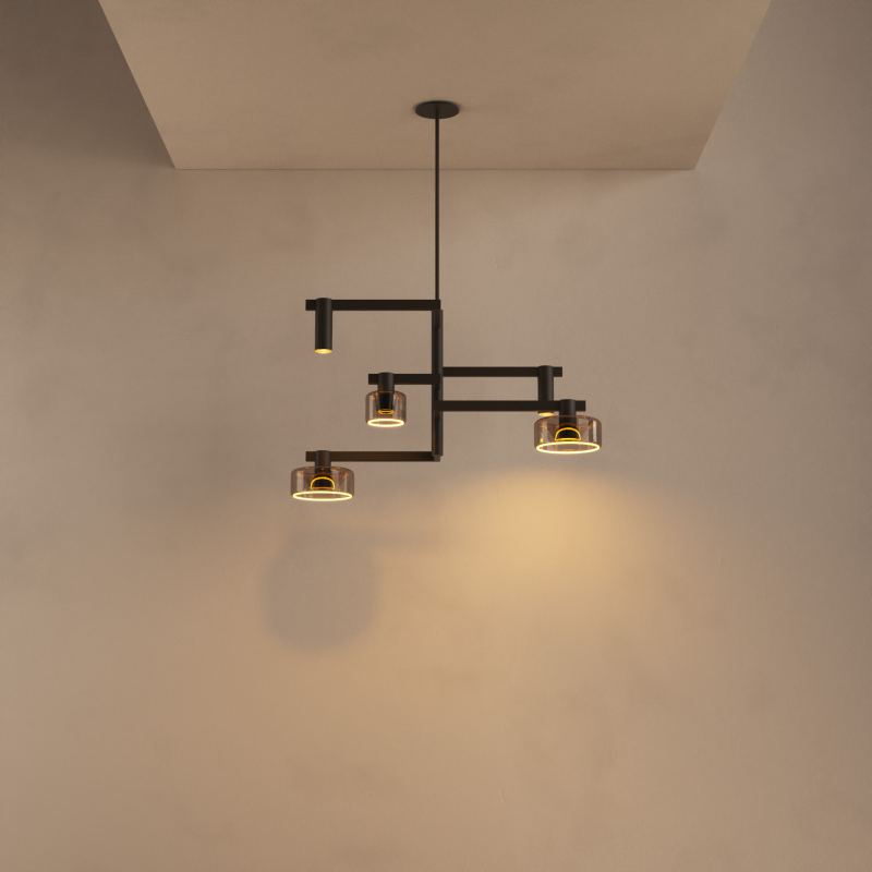 2210 - Palau rond - 5 lumières 