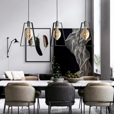 1804 - Lampe suspendue Trevi à 3 lumières