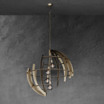2401 - Terra lampe suspendue ronde Ø100 cm