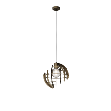 2402 - Lampe suspendue Terra ronde Ø35 cm 