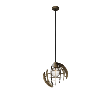 2402 - Lampe suspendue Terra ronde Ø35 cm