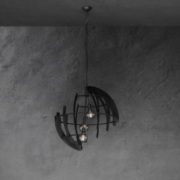 2407 - Lampe suspendue Terra ronde Ø80 cm