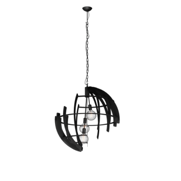 2407 - Lampe suspendue Terra ronde Ø80 cm