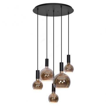40072 - Segula 007 lampe suspendue ronde Ø50 cm - 5 lumières 