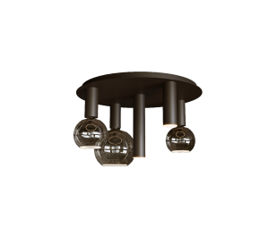 4360 - Riva Plafonnier Ø50 cm - 5 lumières 