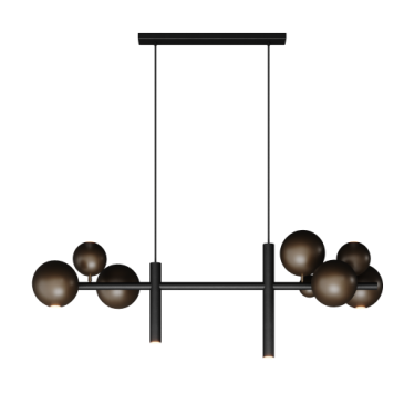 4400 - Urbino lampe suspendue horizontale - 6 lumières 