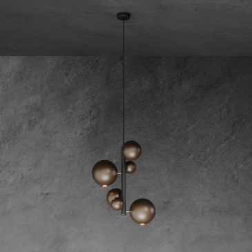 4402 - Urbino lampe suspendue ronde Ø45 cm - 2 lumières