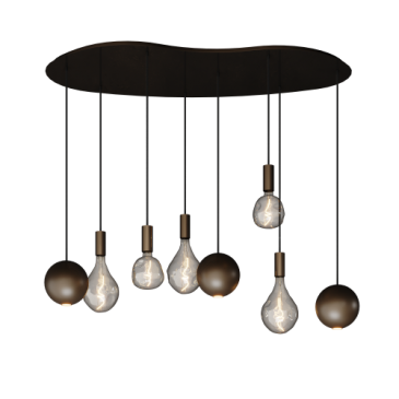 4500 - Gerace lampe suspendue organique large