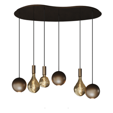 4510 - Gerace lampe suspendue organique petite