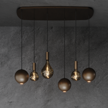 4530 - Gerace lampe suspendue ovale danois petite