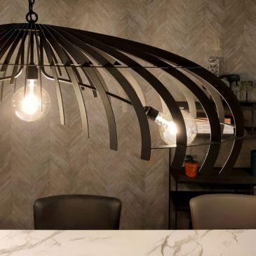 7703 - Omegna lampe suspendue ovale 