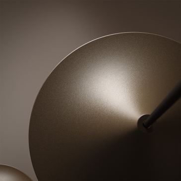 6720 - Lampe suspendue Arezzo ronde Ø50cm - 5 lumières