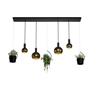 2815 - Bryggen luminaire à plantes droit 