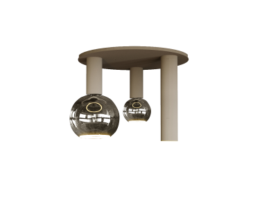 4365 - Riva Plafonnier Ø35 cm - 3 lumières