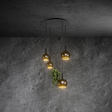 2815 - Bryggen luminaire à plantes ovale