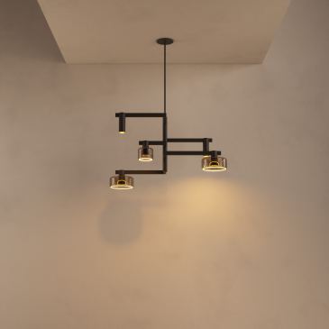 2210 - Palau rond - 5 lumières